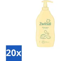 Zwitsal 20 x Shampoo 400 ml - Baby Shampoo - Shampoo - Baby Haar Verzorging - Gevoelige Huid - Anti-prik Shampoo