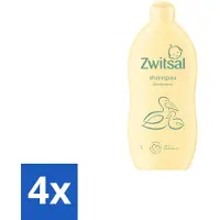 Zwitsal 4 x Shampoo 700 ml - Baby Shampoo - Kokosolie Shampoo - Baby Shampoo - Babyhuid Verzorging - Shampoo