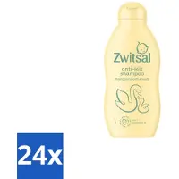 Zwitsal 24 x Shampoo Anti-Klit 200 ml - Baby Haar Verzorging - Anti-klit Shampoo - Baby Shampoo - Babyhuid Verzorging - Anti-klit