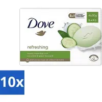 Dove 10 x - Zeep - Go Fresh Touch - Komkommer & Groene Thee - Verfrissend - 4 x 90 gram - Zeep - Go Fresh Touch - Komkommer - Groene Thee - Verfrissend