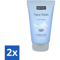 Sence 2 x - Alle Huidtypes - Face Wash - Verfrissend - 150 ml - Face Wash - Huid Reinigen - Huid Verzorgen - Huid Verzorging - Huidtype