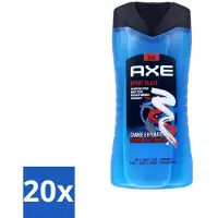 Axe 20 x - 3-in-1 Douchegel - Sport Blast - Energizing Citrus - Hydraterend - 250 ml - Douchegel Sport Blast - Sportgeur - Hydraterende Douchegel - Frisheid Na Training - Energieke Geur