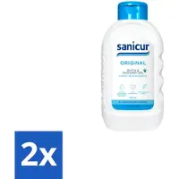 Sanicur 2 x Bath & Showergel Original 300 ml - Bad En Douchegel - Milde Reiniging - Huidverzorging - Hydraterende Gel - Gevoelige Huid