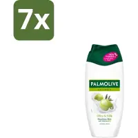 Palmolive 7 x Douchecreme Naturals Olijf & Melk 250 ml - Douchecrème - Natuurlijke Verzorging - Olijf En Melk - Hydratatie - Droge Huid
