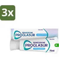 Sensodyne 3 x - Tandpasta - Proglasur Gentle Whitening - Verheldert Glazuur - 75 ml - Tandpasta - Tanden Witter Maken - Tandglazuur Versterken - Tanderosie Beschermen - Fluoride
