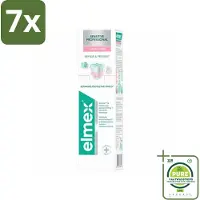 Elmex 7 x Tandpasta Sensitive Professional Gum Care 75 ml - Grootverpakking - Gevoelige Tanden - Tandpasta - Gevoeligheid - Tandarts Aanbevolen - PRO-ARGIN Technologie