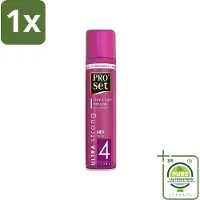 Proset 1 x - Haarspray - Ultra Sterk - 48 uur Werking - 250 ml - Haarspray - Haarspray 48 Uur - Haarspray Met B5 - Haarspray Met Fixatie - Haarspray Voor Langdurige Hold