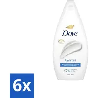 Dove 6 x Douchecrème Hydrate 450 ml - Douchegel Hydrateren - Zachte Huid - Huid Verzorgen - Droge Huid - Mild Reinigen