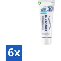 Sensodyne 6 x – Tandpasta – Rapid Relief – 75 ml - Gevoelige Tanden - Tandpasta - Pijnverlichting - Tandgevoeligheid - Tandpasta Snel Verlichting