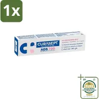 Curasept 1 x - ADS 720 Gel-Tandpasta - Chloorhexidine 0.20% - Beschermt Tandvlees & Tanden - 75 ml- Chloorhexidine - Tandvlees - Mondhygiëne - Ontstoken Tandvlees - Peri-implantitis