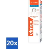 Elmex 20 x Tandpasta Anti-Cariës Gentle White 75 ml - Anti Cariës - Whitening - Tandpasta - Gaatjes - Remineralisatie
