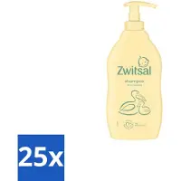 Zwitsal 25 x Shampoo 400 ml - Baby Shampoo - Shampoo - Baby Haar Verzorging - Gevoelige Huid - Anti-prik Shampoo