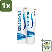 Sensodyne 1 x - Tandpasta - Extra Fresh Gel - Voor Gevoelige Tanden - 75 ml- Gevoelige Tanden - Tandpasta - Gevoeligheid - Tandpasta Voor Gevoelige Tanden - Frisse Mond