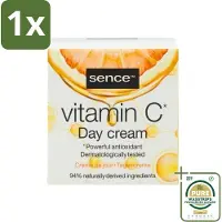 Sence 1 x - Vitamine C - Dagcrème - Stralende Huid - 50 ml- Vitamine C Crème - Stralende Huid - Huidveroudering - Collageen - Antioxidant