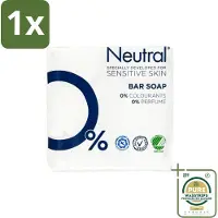 Neutral 1 x Zeeptablet 2 x 100 gr- Gevoelige Huid - Droge Huid - Milde Zeep - PH-neutraal - Parfumvrij