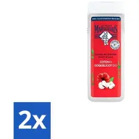 Le Petit Marseillais 2 x – Douchegel – Bio Katoenmelk & Papaver – 400 ml - Douchegel Bio - Katoenmelk - Papaver - Huid Verzorging - Milde Reiniging