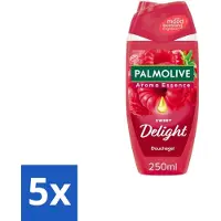 Palmolive 5 x – Douchegel – Sweet Delight – 250 ml - Douchegel - Fruitige Geur - Reiniging - Verzorging - Huidverzorging