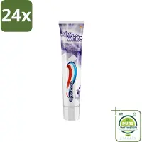 Aquafresh - Tandpasta - Whitening - Stralend Witte Tanden - 100 ml - Voordeelverpakking - 24 stuks - Tandpasta - Witte tanden