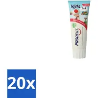 Prodent 20 x – Tandpasta – Kids 0–6 Jaar – 75 ml - Melktanden - Gaatjes - Kindertandpasta - Super Mario - Tandenpoetsen