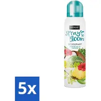 Sence 5 x - Tropical Joy & Coconut - Deodorant - Exotisch - 150 ml - Tropisch - Kokos - Exotisch - Deodorant - Frisheid