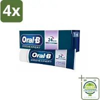 Oral-B - Pro-Expert Sterk Glazuur - Tandpasta - Beschermt Glazuur - 75 ml - Voordeelverpakking - 4 stuks - Glazuur bescherming - Tandplak bescherming