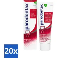 Parodontax 20 x - Tandpasta - Original - Versterkt Tandvlees & Verwijdert Tandplak - 75 ml - Tandpasta - Tandvlees - Tandplak - Bloedend Tandvlees - Fluoridetandpasta