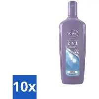 Unilever 10 x - 2-in-1 - Shampoo - Voor Snel & Effectief Wassen - 300 ml - 2-in-1 Shampoo Conditioner - Snel Wassen - Effectief Wassen - Haar Reinigen - Haar Verzorgen