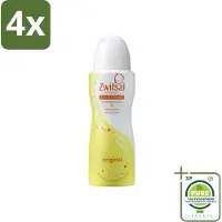 Zwitsal Deodorant Original 100 ml - Voordeelverpakking - 4 stuks - deodorant spray - Fris geurend