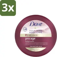 Dove 3 x – Bodycrème – Pro Age – 250 ml - Huid Verzorging - Rijpe Huid - Huidelasticiteit - Hydratatie - Bodycrème