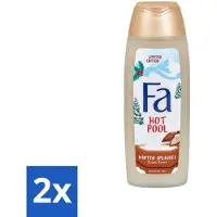 Fa 2 x - Douchegel - Winter Splashes Hot Pool Cacao - Warm & Verwarmend - Verzachtend - 250 ml - Douchegel - Winter - Verwarmend - Cacao - Verzachtend