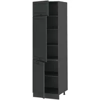 Vicco Hoge kast R-Line Antraciet landelijk/Antraciet 60 cm, Model 63188
