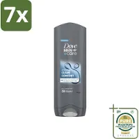 Dove 7 x Douchegel Men+ Care Clean Comfort 250 ml - Grootverpakking - Douchegel - Fris - Energieke Geur - Hydraterende Douchegel - Zachte Huid