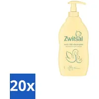 Zwitsal 20 x – Shampoo – Anti-Klit – 400 ml - Baby Shampoo - Anti-klit Shampoo - Shampoo - Baby Haar Verzorging - Babyhuid Bescherming