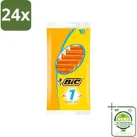 BIC - Scheermesjes - Sensitive - Enkel Mesje - Wegwerpmesjes - 10 Scheermesjes - Voordeelverpakking - 24 stuks - Scheermesje - Wegwerpscheermesje