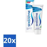 Sensodyne 20 x Tandpasta Extra Fresh Gel 75 ml - Gevoelige Tanden - Tandgevoeligheid - Fris Mondgevoel - Tandpasta - Fluoride
