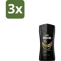 Axe 3 x – Douchegel – Flaxe – 250 ml - Douchegel Voor Mannen - Reiniging Huid - Frisse Geur - Mannelijke Geur - Dagelijks Gebruik