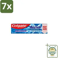 Colgate 7 x Tandpasta Maxfresh Coolmint 100 ml - Grootverpakking - Tandpasta - Frisse Adem - Mondhygiëne - Cariës Bestrijden - Tandplak Verwijderen