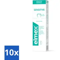 Elmex 10 x Tandpasta Sensitive Original 75 ml - Gevoelige Tanden - Tandpasta - Aminfluoride - Cariës - Tandgevoeligheid