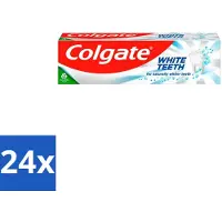 Colgate 24 x – Tandpasta – White Teeth – 75 ml - Witte Tanden - Tanden Reinigen - Tanden Witter Maken - Mondverzorging - Tandpasta