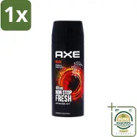 Axe 1 x - Deodorant Bodyspray - 48hrs Non Stop Fresh - Musk - Patchouli & Fougere - 150 ml- Musk Deodorant - Musk Deodorant - Deodorant Bodyspray - 48h Fresh - Musk Geur