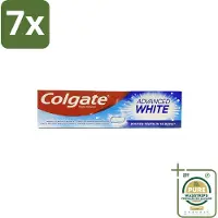 Colgate 7 x - Advanced White - Tandpasta - 100ml - Grootverpakking - Tandpasta - Witte Tanden - Vlekverwijdering - Tandbederf - Gaatjes
