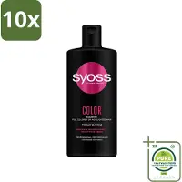 Syoss 10 x Color Shampoo - Shampoo - Kleurbehoud - 440 ml - Grootverpakking - Kleurbehoud Haar - Gekleurd Haar - Highlights - Kleurvervanging - Salonkwaliteit Haar
