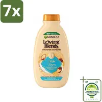 Garnier 7 x Loving Blends Rijke Argan Shampoo 300 ml - Grootverpakking - Argan Shampoo - Arganolie - Droog Haar - Onhandelbaar Haar - Haarvoeding