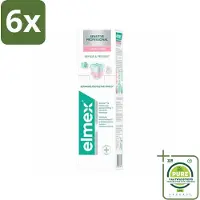 Elmex Tandpasta Sensitive Professional Gum Care 75 ml - Voordeelverpakking - 6 stuks - Gevoelige tanden - Tandpasta