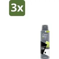 Dove 3 x Men+Care – Deodorant Spray – Advanced Invisible Fresh – 150 ml - Deodorant Spray Voor Mannen - Geur Tegen Zweet - Verzorging Okselhuid - Frisheid - Zweetgeur