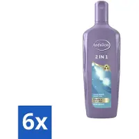 Unilever Andrélon 2-in-1 Shampoo - Reinigt en verzorgt - 300 ml - Voordeelverpakking - 6 stuks