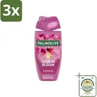Palmolive 3 x - Douchegel - Love in Bloom - Aroma Essence - 250 ml - Grootverpakking - Douchegel - Geurige Douchegel - Bloemengeur - Verfrissende Douchegel - Hydraterende Douchegel
