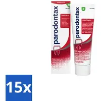 Parodontax 15 x Tandpasta bij Bloedend Tandvlees Original 75 ml - Bloedend Tandvlees - Tandplak - Tandvleesproblemen - Tandpasta - Fluoride