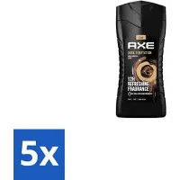 Axe 5 x – Douchegel – Dark Temptation – 250 ml - Douchegel - Douchegel Mannen - Douchegel Dark Temptation - Douchegel Voor Mannen - Douchegel Voor Huid