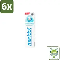 Meridol Tandpasta Tandvleesbescherming 75 ml - Voordeelverpakking - 6 stuks - Tandpasta - Tandvlees
